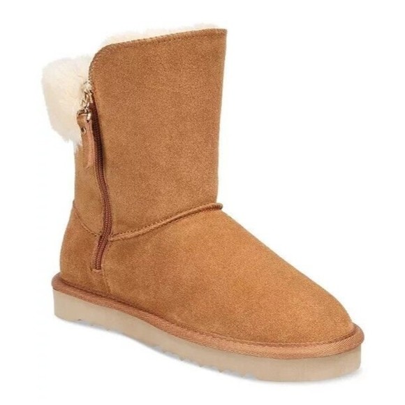 Style & Co. Maevee Suede Cold-Weather Boots Chestnut Women's US 7M $75 - Picture 1 of 7